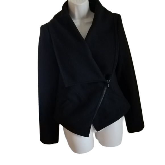 Express Women’s Black Cropped Jacket Sz S EUC - Picture 10 of 14